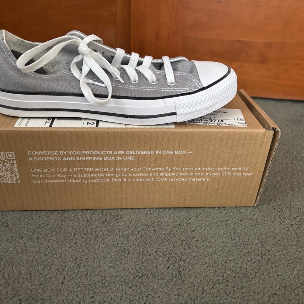 Converse Classic Gray Canvas Sneakers